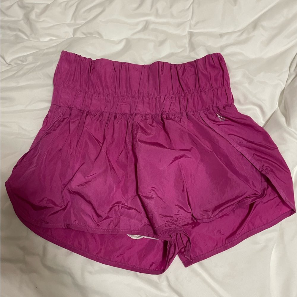 Pink Free people movement shorts size large